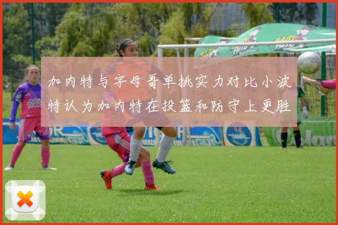 加内特与字母哥单挑实力对比小波特认为加内特在投篮和防守上更胜一筹